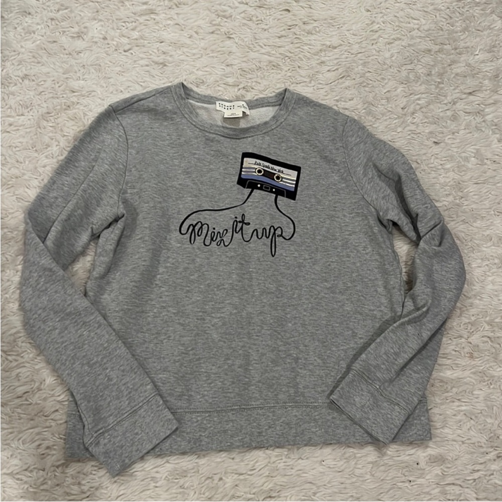 Kate Spade Broom Street Mix it Up sweatshirt top size small